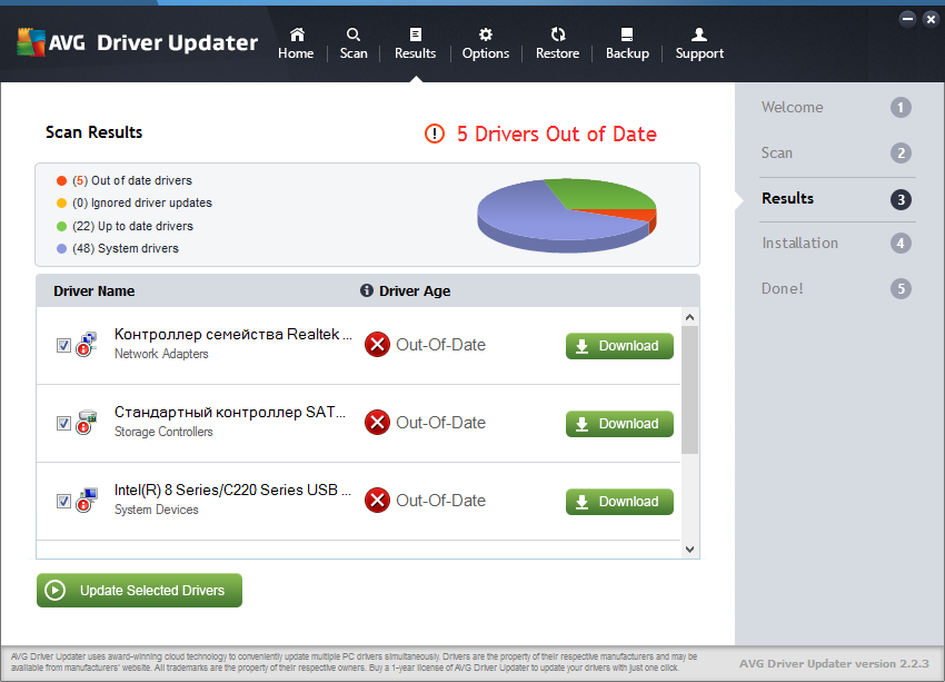 AVG Driver Updater активация