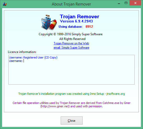 Trojan Remover скачать с ключом