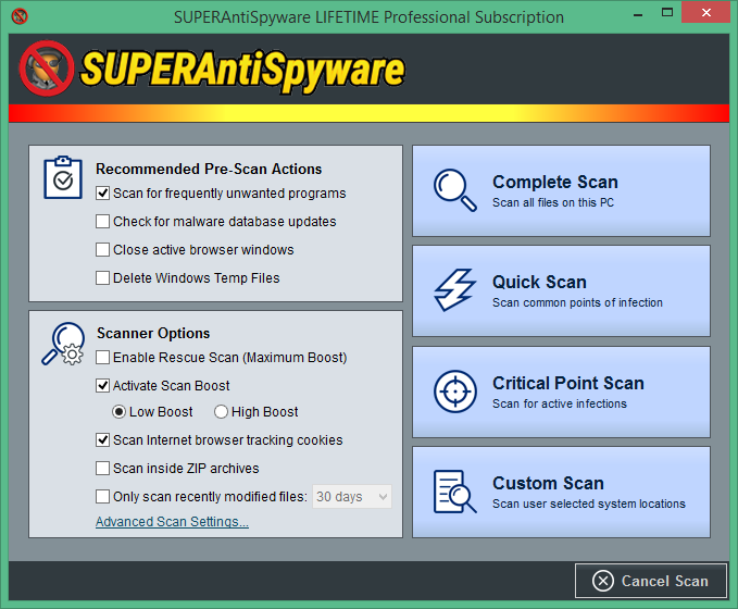 superantispyware скачать бесплатно русская версия