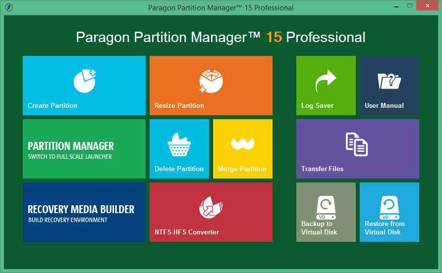 Paragon Partition Manager