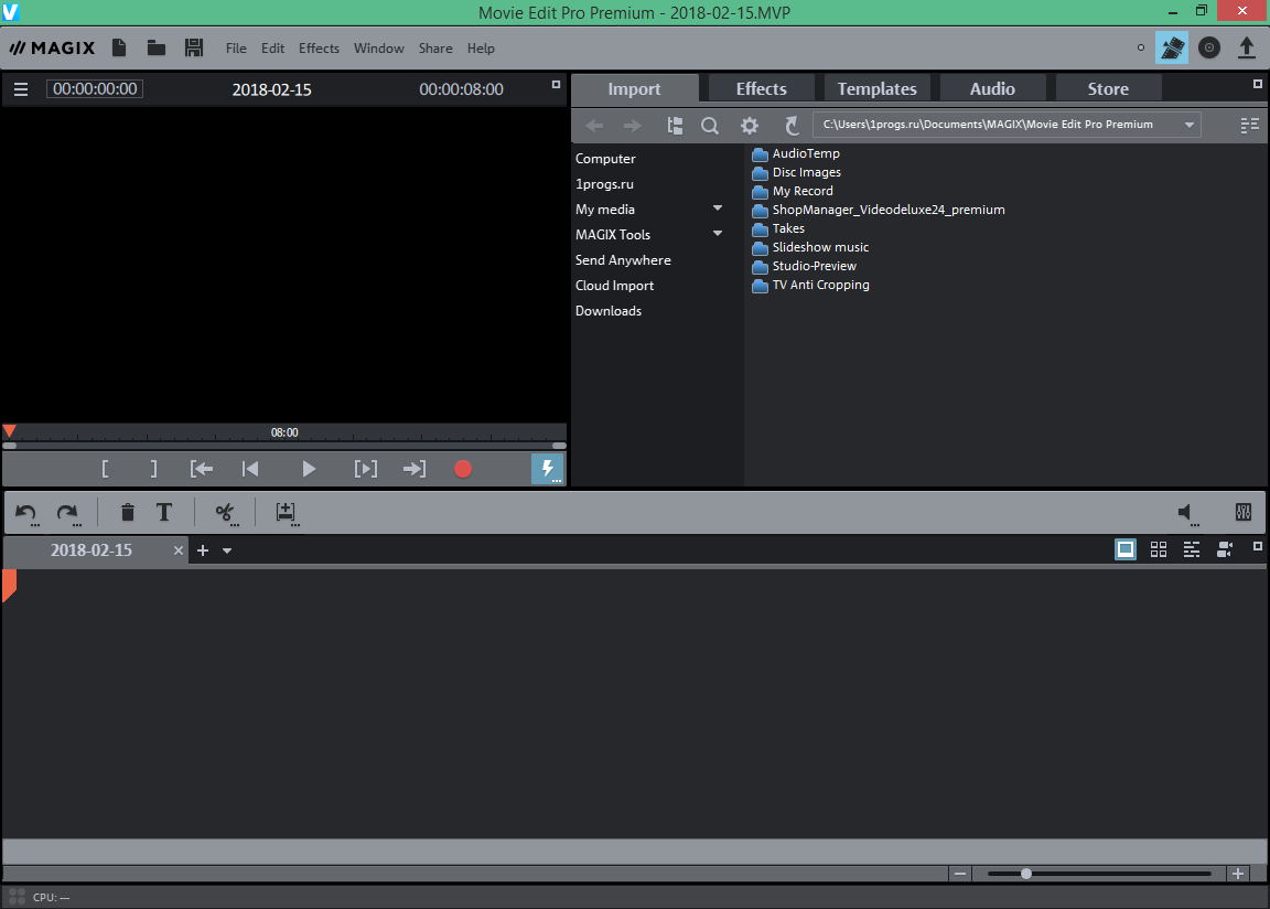 MAGIX Movie Edit Pro Premium