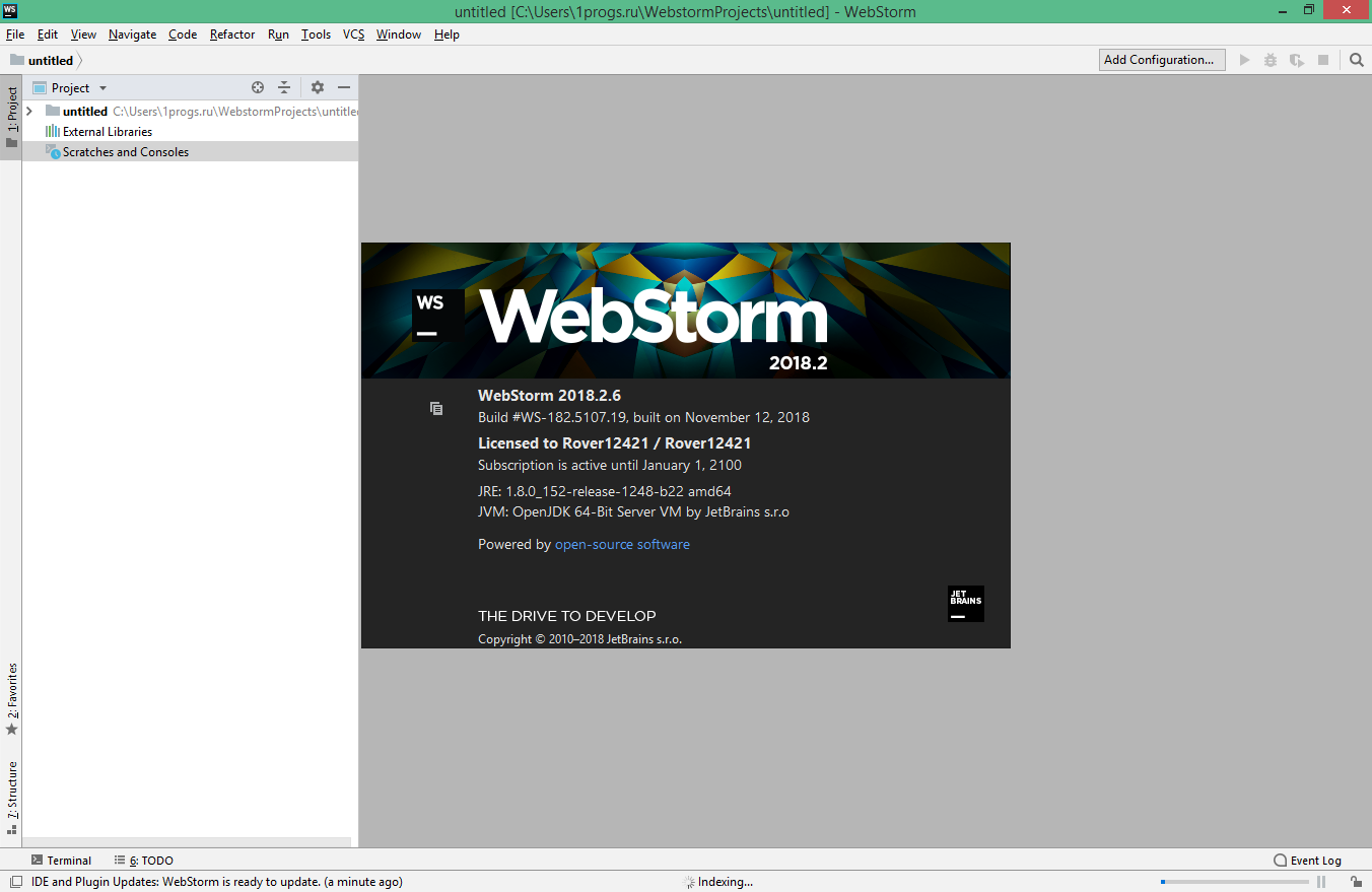 webstorm activation code 2018