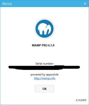 MAMP PRO serial