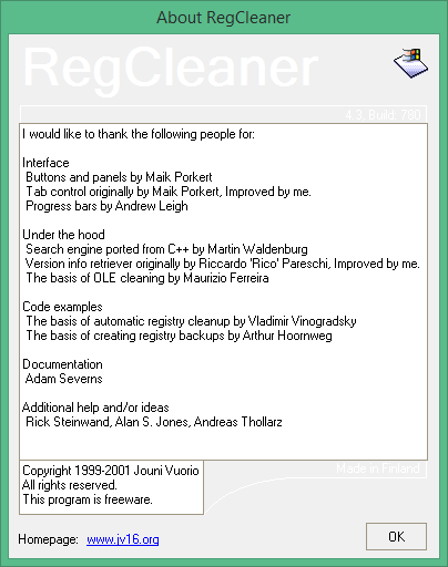 regcleaner для windows 7