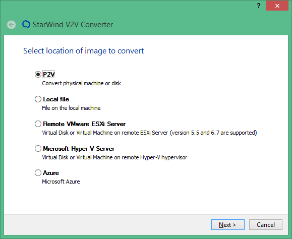 StarWind V2V Converter