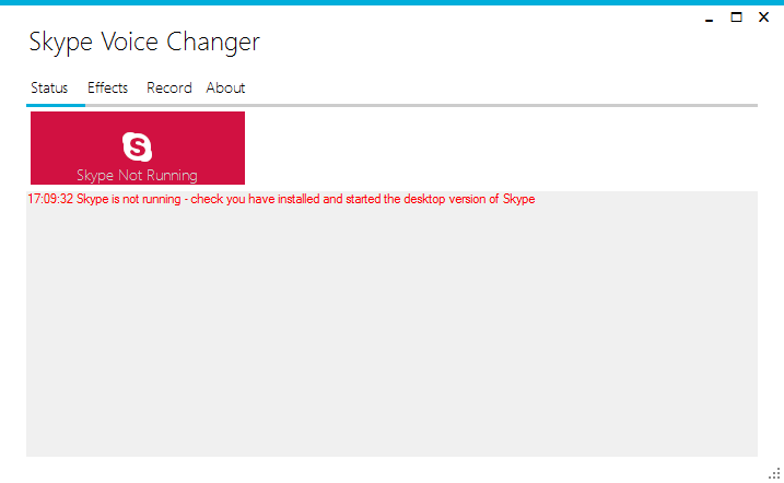 Skype Voice Changer