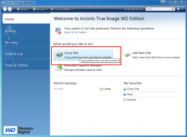 Acronis True Image WD Edition