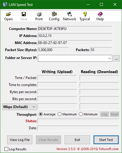LAN Speed Test