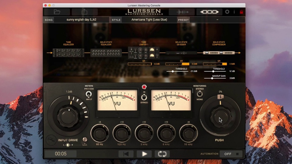 Lurssen Mastering Console