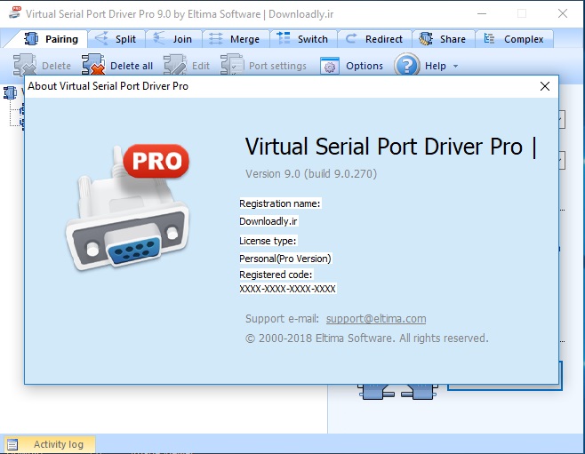 Virtual Serial Port Driver Pro