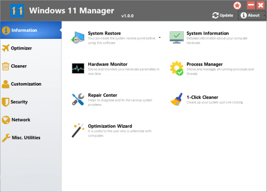 Windows 11 Manager