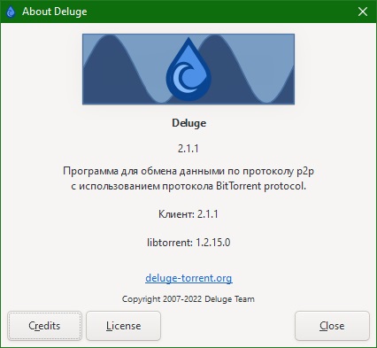 Deluge скачать на русском