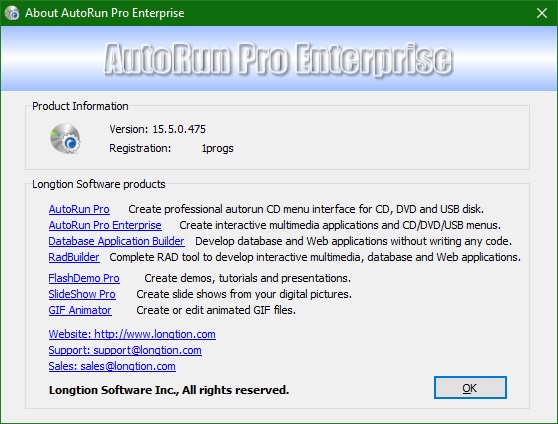 Longtion AutoRun Pro Enterprise скачать