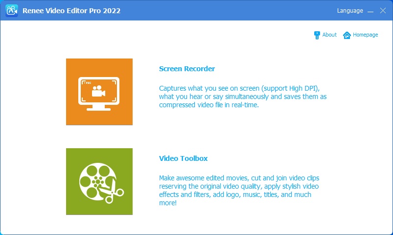 Renee Video Editor Pro