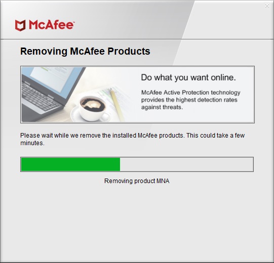 McAfee Consumer Product Removal Tool