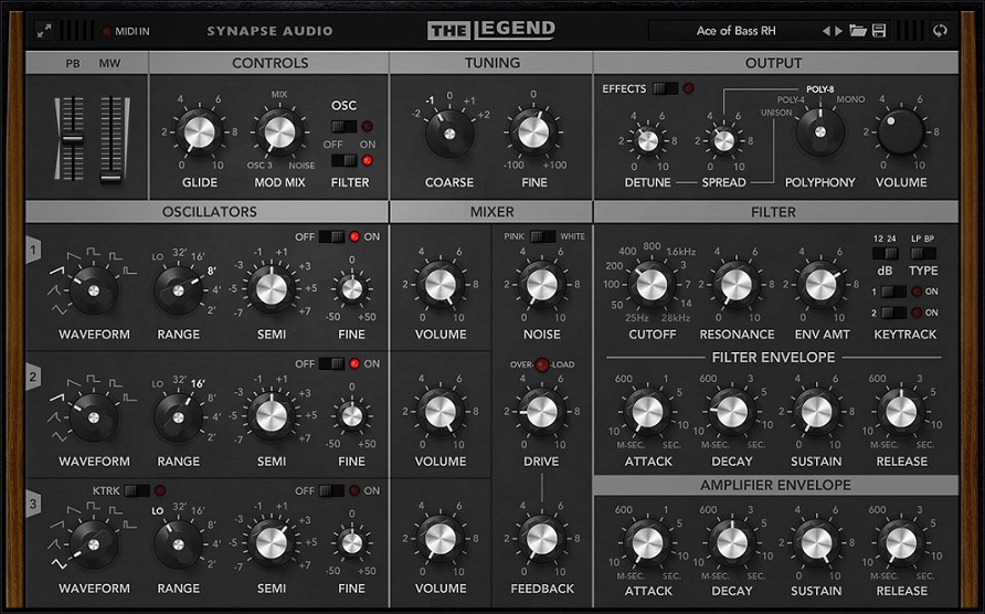 Synapse Audio The Legend HZ